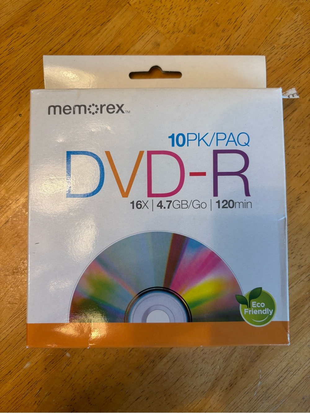 Memorex White DVD-R 10-Pack — 16x, 4.7GB Reliable Recordable Discs